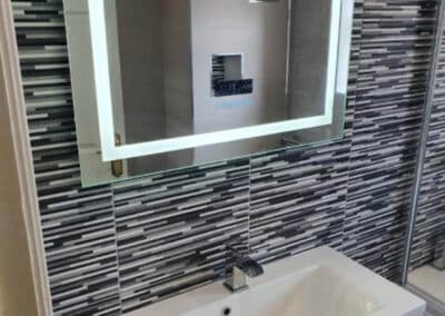 Modern style bathroom with jacuzzi bath – Blackpool